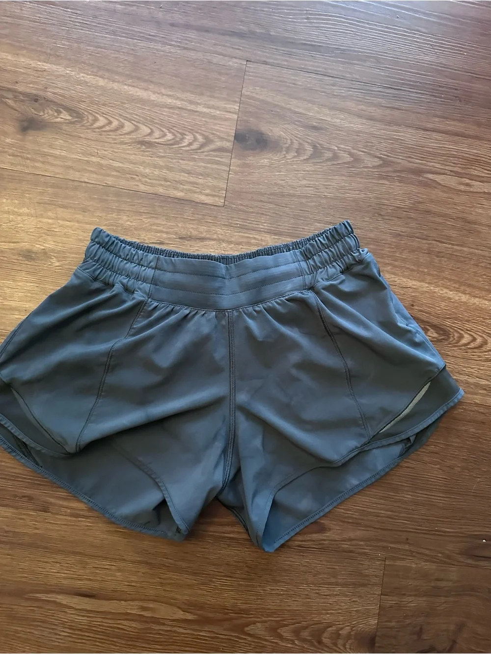 lululemon athletica Hotty Hot Shorts Gray Athletic Running Shorts